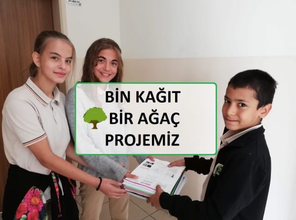 BİN KAĞIT BİR AĞAÇ PROJEMİZ